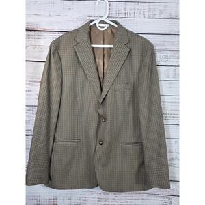Ralph Lauren Black Label Blazer Men's 46R Long Brown Single Breast two button